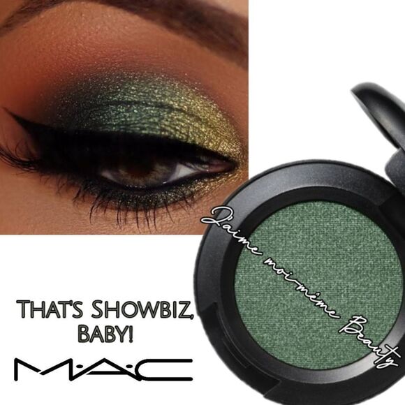 MAC Frost That's Showbiz Baby Eyeshadow (warm dark green frost) - Picture 1 of 14